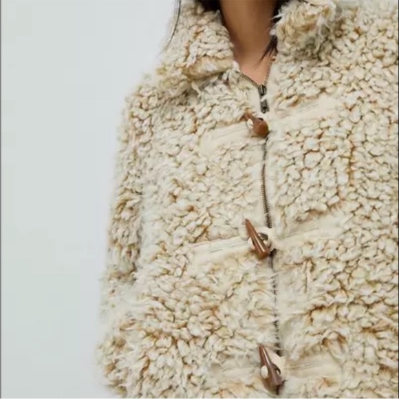 ANTHROPOLOGIE NWT  Brenna Faux Fur Coat Pink Size M. - Picture 4 of 16